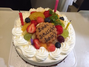 誕生日ケーキ